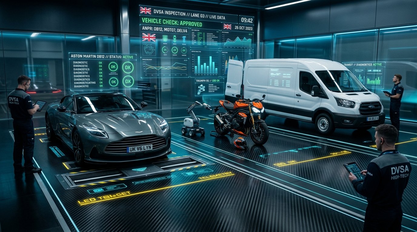 UKVDR DVSA Inspection Bay - Cars, Motorcycles, Commercial Vans